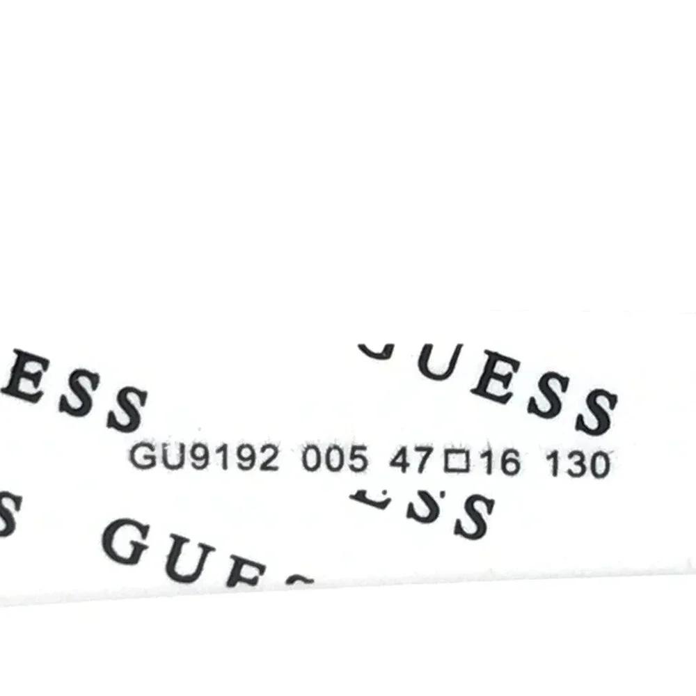 Guess Eyeglasses Frames GU9192 005 Black White Round Cat Eye Full Rim 47-16-130